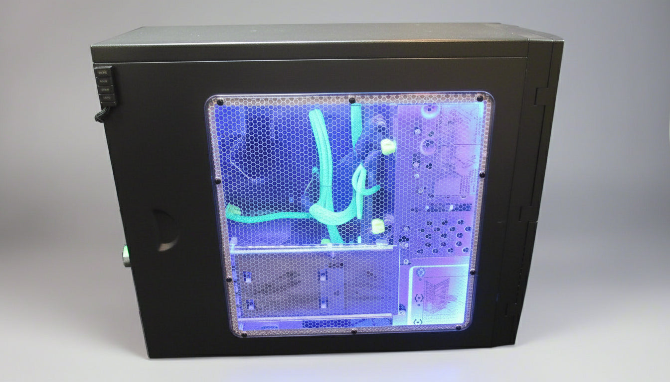 Retro Desktop Gaming PC - Pentium 4 - Geforce FX 5950 Ultra - Voodoo 2's in SLI - Flight Stick - Games (Tested and Ready to Ship)