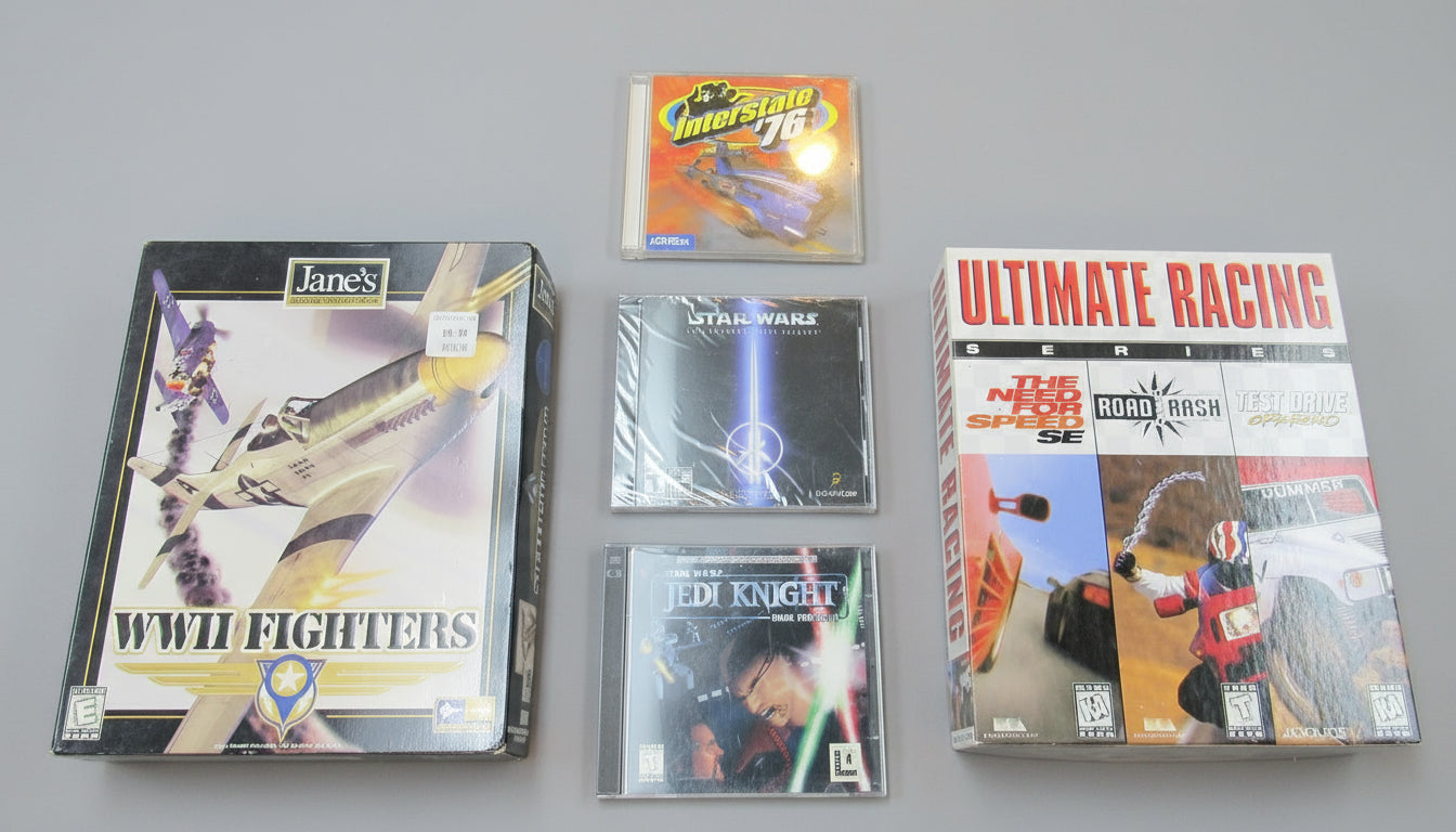 Retro Desktop Gaming PC - Pentium 4 - Geforce FX 5950 Ultra - Voodoo 2's in SLI - Flight Stick - Games (Tested and Ready to Ship)