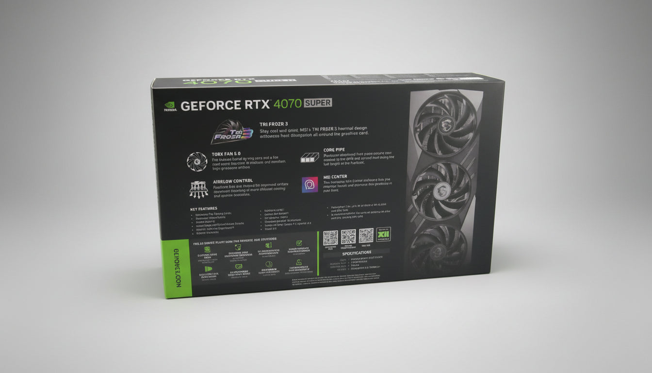 MSI RTX 4070 Super Gaming X Slim 12GB GDDR6X (New - Sealed)